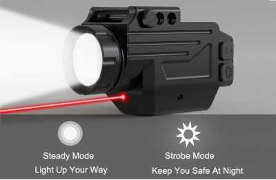 2HY12 Magnetic Rechargeable Red Laser&1000 Lu...